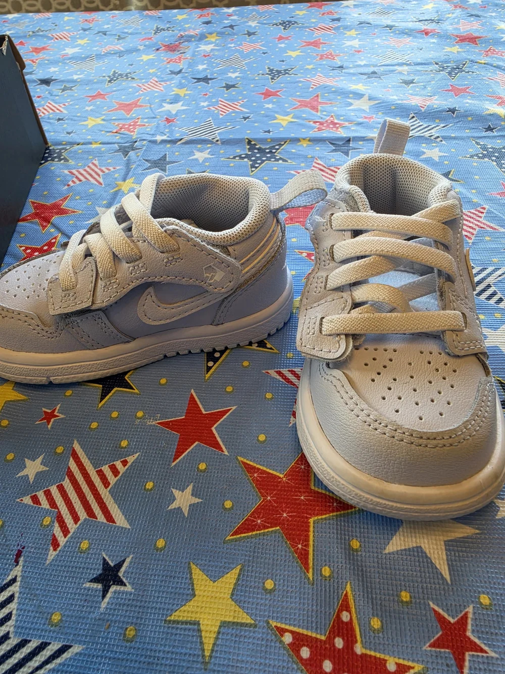 Nike Baby Jordan 1 Low ALT Cobalt Bliss Neutral Grey White
